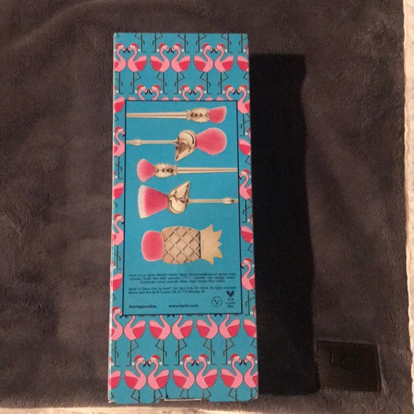 Tarte Let’s Flamingle 5 Brush Set - Picture 2 of 6